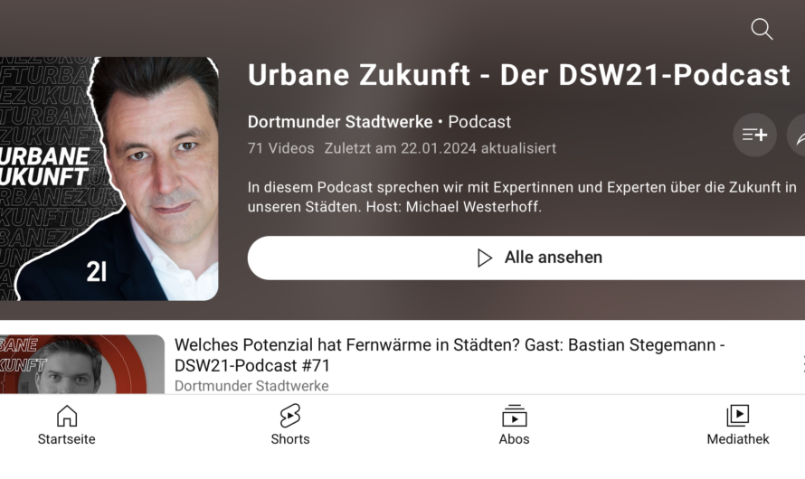 Podcast „Urbane Zukunft“ jetzt auch bei YouTube